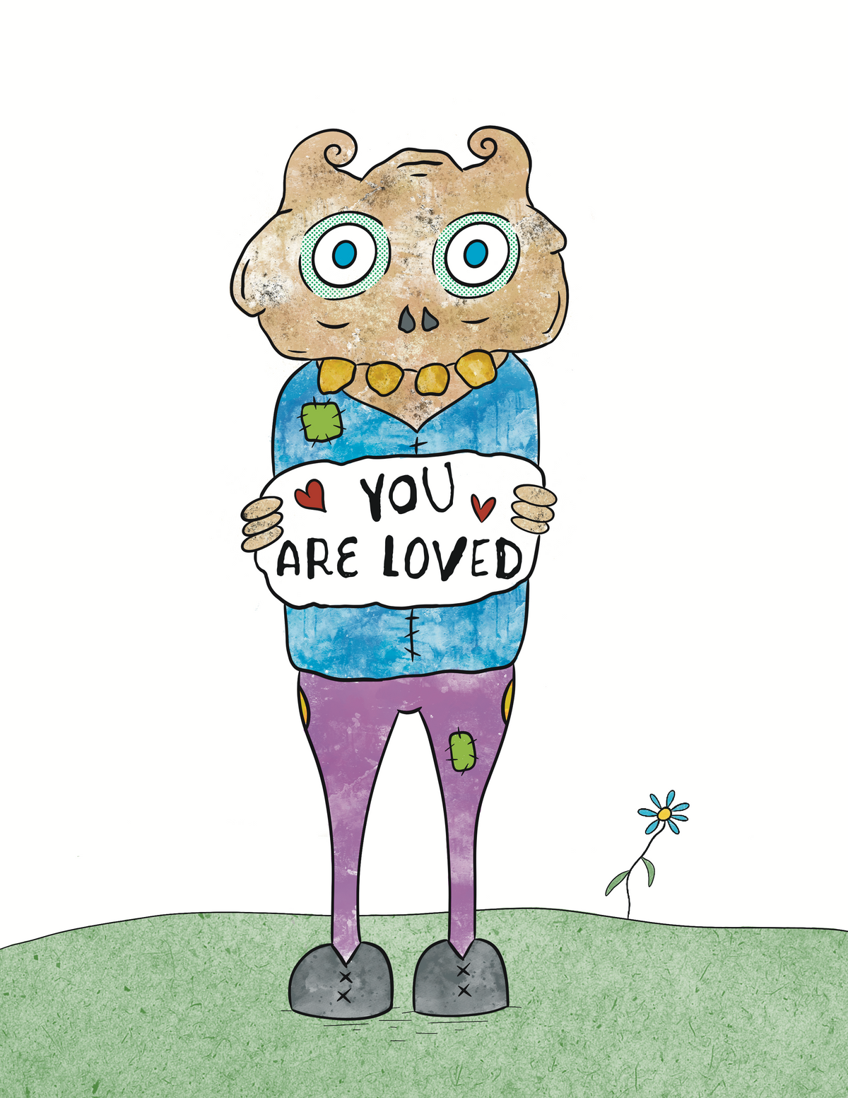 CreatureKind Art Print - "You Are Loved"