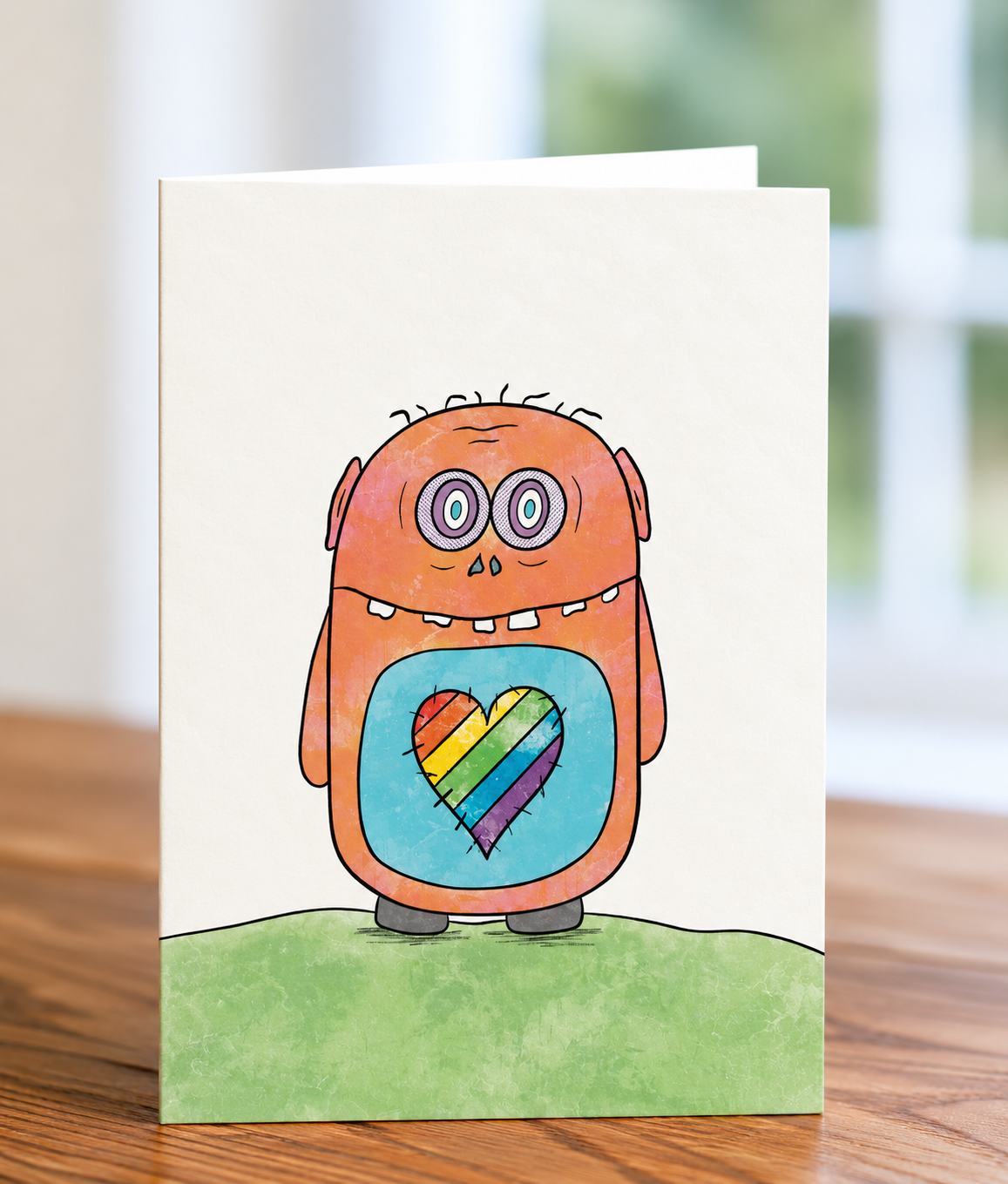 CreatureKind Greeting Card - "Love Patch"