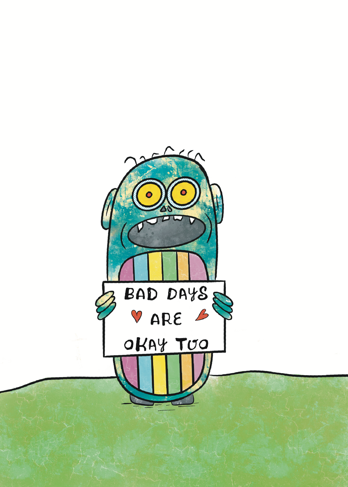 CreatureKind Art Print - "Bad Days Are Okay Too"