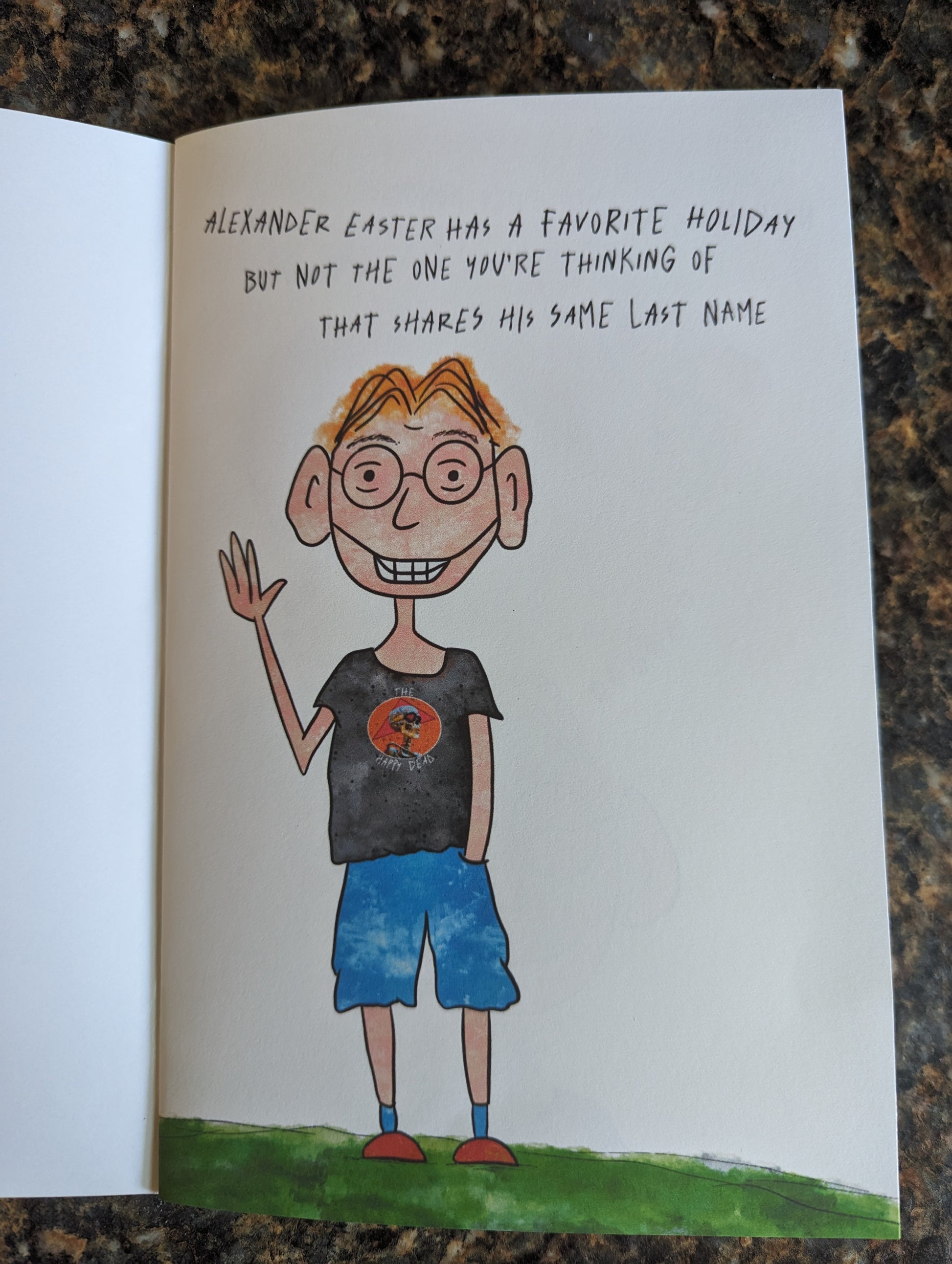 "Alexander Easter Goes Trick-Or-Treating" Zine image 1