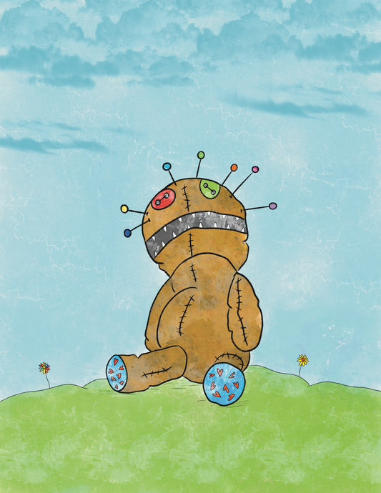 Scare Bears Art Print - "One of Those Days"