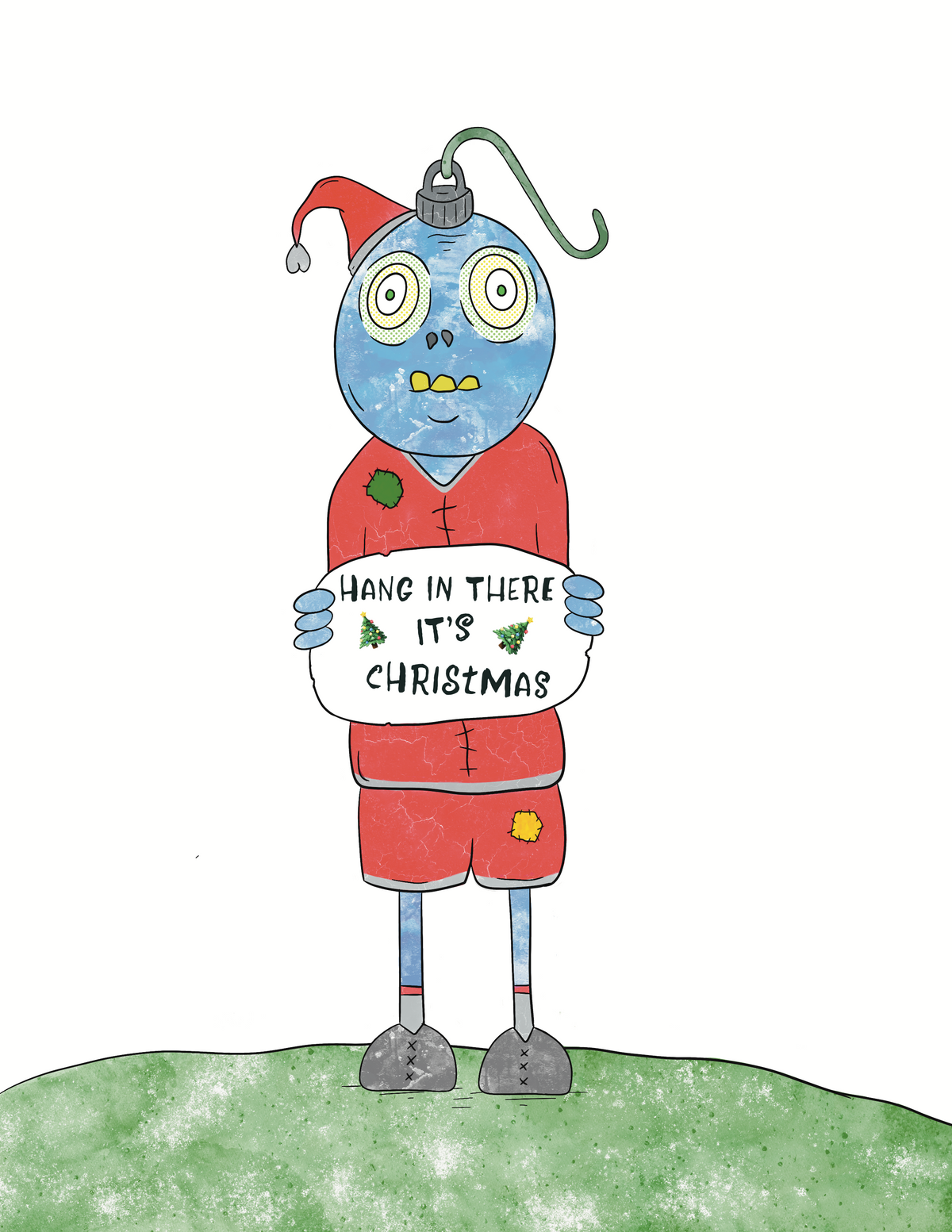 Holiday CreatureKind - "Hang In There"