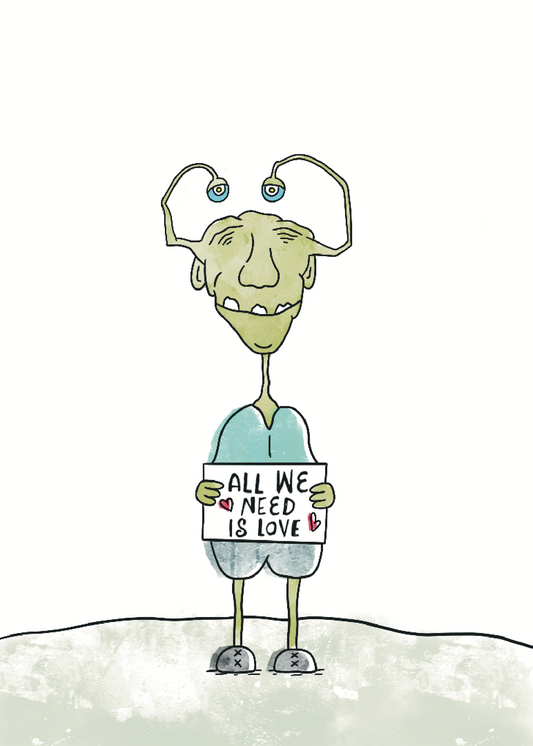 CreatureKind Art Print - "All We Need Is Love"