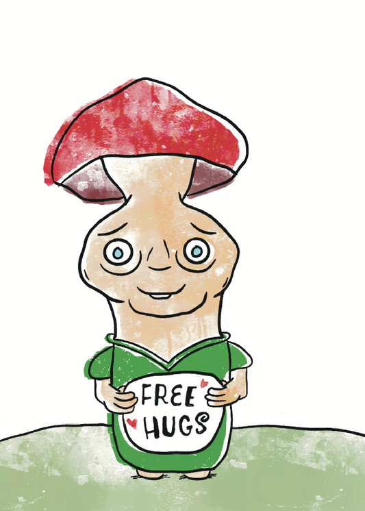 CreatureKind Art Print - "Free Hugs"