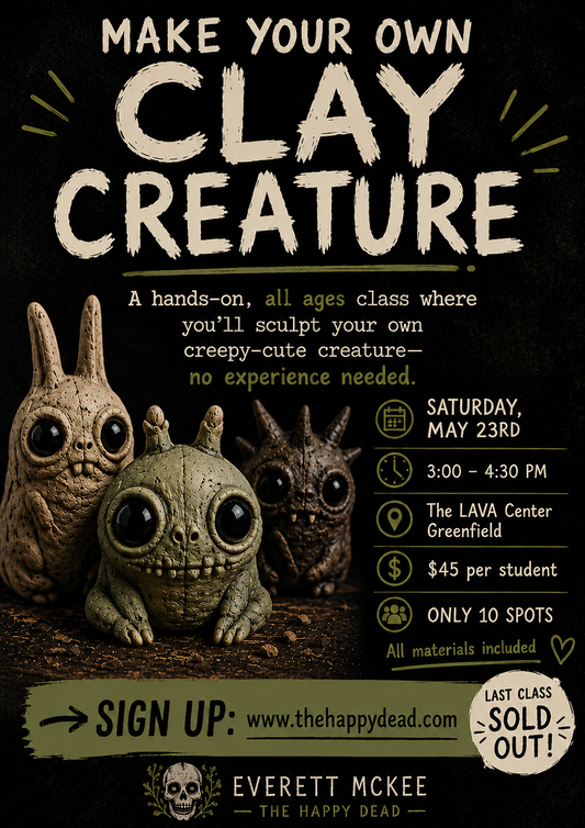 Clay Creature Workshop - May 23rd (Lava Center)